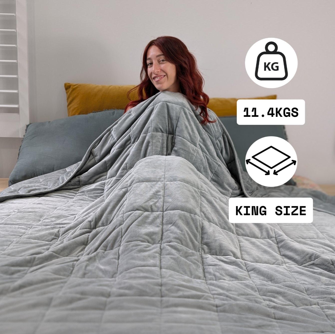 King Weighted Blanket – Weighted Blankets Australia